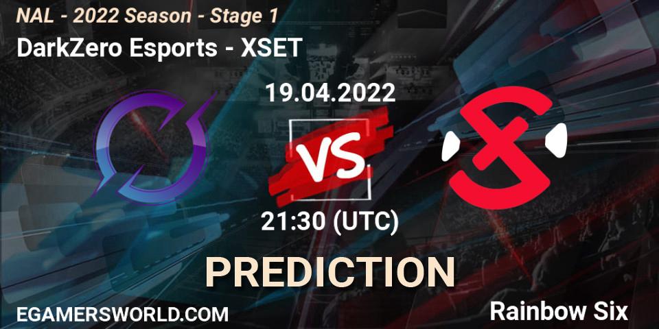 DarkZero Esports - XSET: прогноз. 19.04.2022 at 21:30, Rainbow Six, NAL - Season 2022 - Stage 1