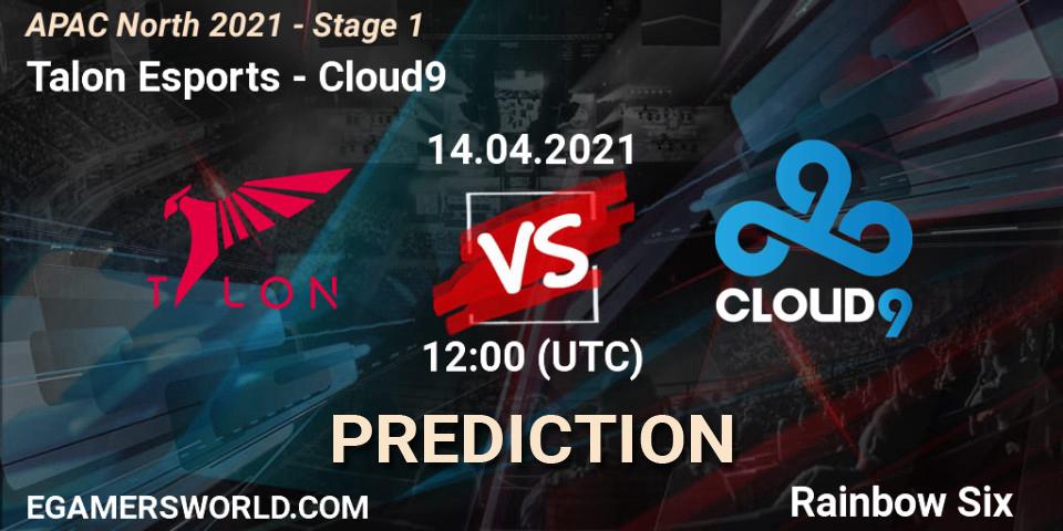 Talon Esports - Cloud9: прогноз. 14.04.2021 at 12:00, Rainbow Six, APAC North 2021 - Stage 1