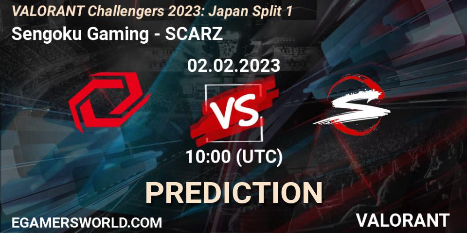 Sengoku Gaming - SCARZ: прогноз. 02.02.23, VALORANT, VALORANT Challengers 2023: Japan Split 1