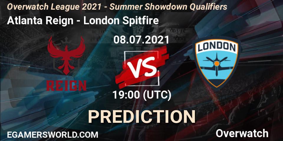 Atlanta Reign - London Spitfire: прогноз. 08.07.21, Overwatch, Overwatch League 2021 - Summer Showdown Qualifiers