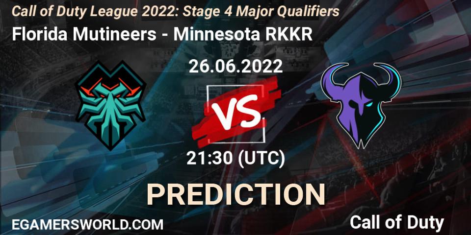 Florida Mutineers - Minnesota RØKKR: прогноз. 26.06.22, Call of Duty, Call of Duty League 2022: Stage 4