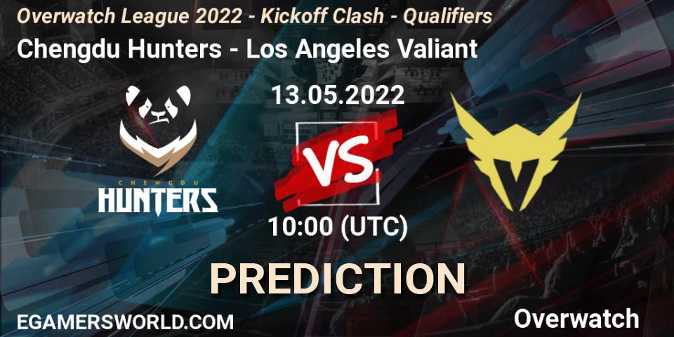 Chengdu Hunters - Los Angeles Valiant: прогноз. 29.05.2022 at 11:45, Overwatch, Overwatch League 2022 - Kickoff Clash - Qualifiers
