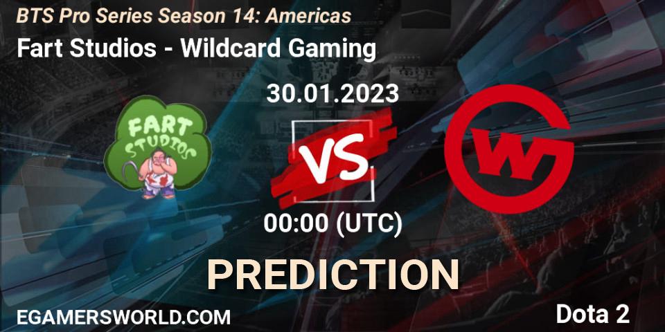 Fart Studios - Wildcard Gaming: прогноз. 30.01.23, Dota 2, BTS Pro Series Season 14: Americas