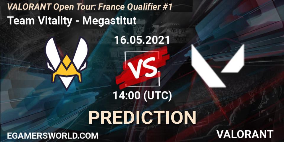 Team Vitality - Megastitut: прогноз. 16.05.2021 at 14:00, VALORANT, VALORANT Open Tour: France Qualifier #1