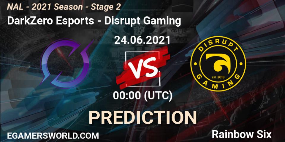 DarkZero Esports - Disrupt Gaming: прогноз. 24.06.2021 at 00:00, Rainbow Six, NAL - 2021 Season - Stage 2