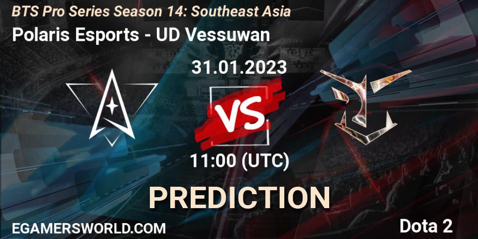 Polaris Esports - UD Vessuwan: прогноз. 31.01.23, Dota 2, BTS Pro Series Season 14: Southeast Asia