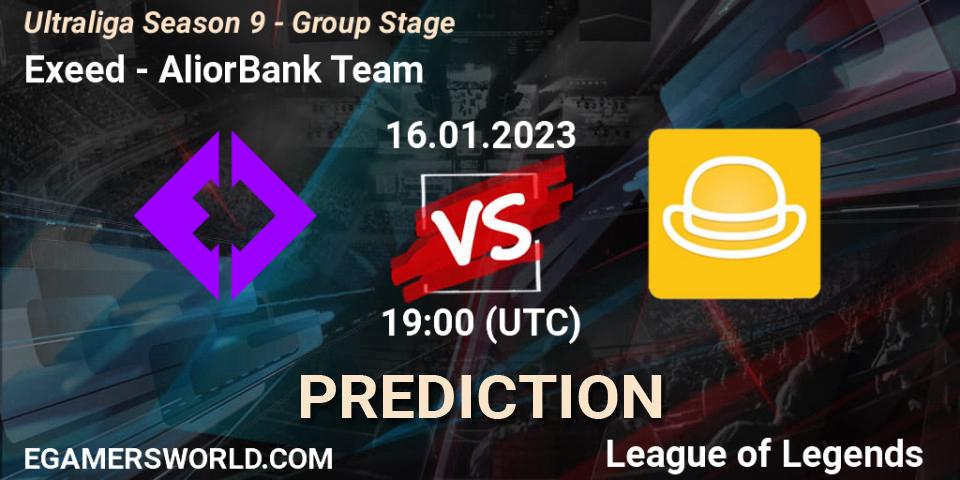 Exeed - AliorBank Team: прогноз. 16.01.2023 at 19:00, LoL, Ultraliga Season 9 - Group Stage