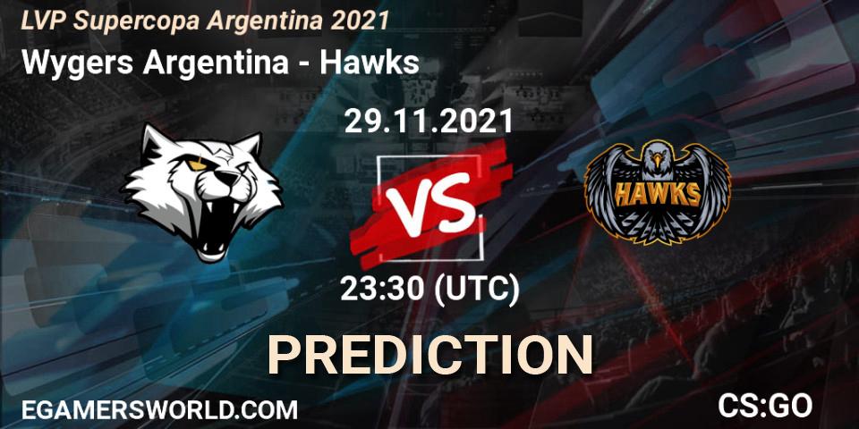 Wygers Argentina - Hawks: прогноз. 29.11.2021 at 23:30, Counter-Strike (CS2), LVP Supercopa Argentina 2021