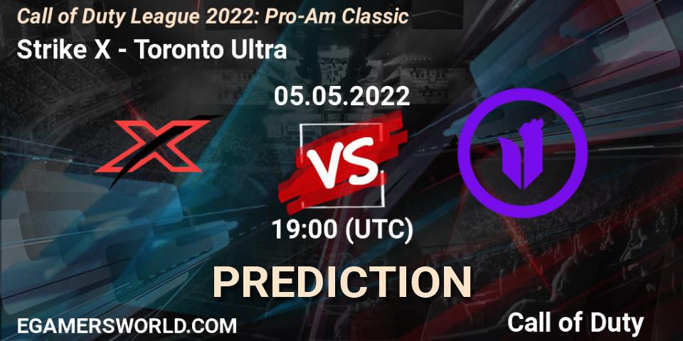 Strike X - Toronto Ultra: прогноз. 05.05.22, Call of Duty, Call of Duty League 2022: Pro-Am Classic