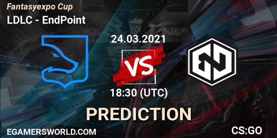 LDLC - EndPoint: прогноз. 24.03.2021 at 18:30, Counter-Strike (CS2), Fantasyexpo Cup Spring 2021