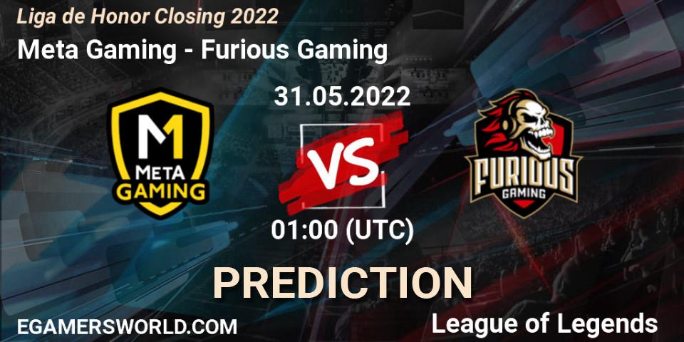 Meta Gaming - Furious Gaming: прогноз. 31.05.22, LoL, Liga de Honor Closing 2022