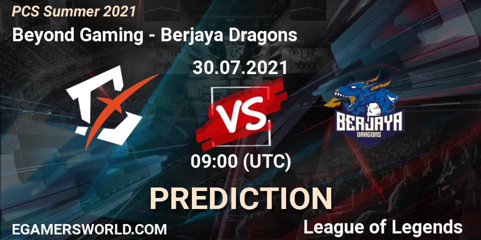 Beyond Gaming - Berjaya Dragons: прогноз. 30.07.2021 at 09:10, LoL, PCS Summer 2021
