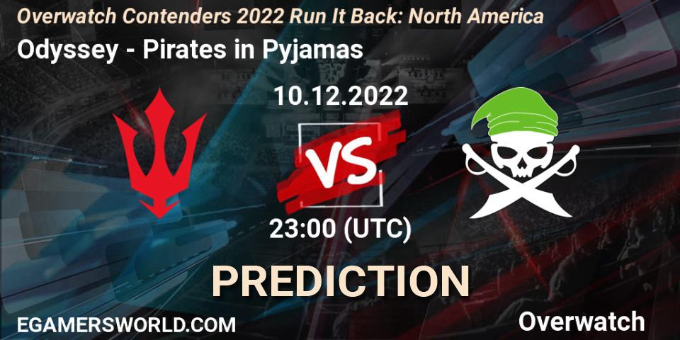 Odyssey - Pirates in Pyjamas: прогноз. 10.12.2022 at 23:00, Overwatch, Overwatch Contenders 2022 Run It Back: North America