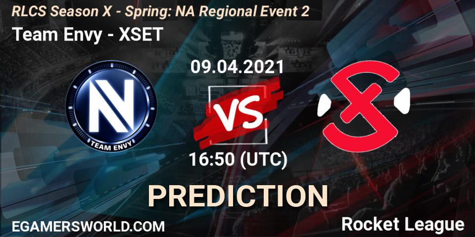 Team Envy - XSET: прогноз. 09.04.2021 at 16:50, Rocket League, RLCS Season X - Spring: NA Regional Event 2
