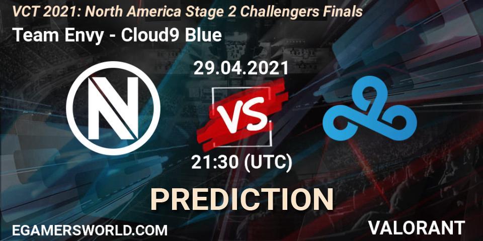 Team Envy - Cloud9 Blue: прогноз. 29.04.2021 at 22:15, VALORANT, VCT 2021: North America Stage 2 Challengers Finals