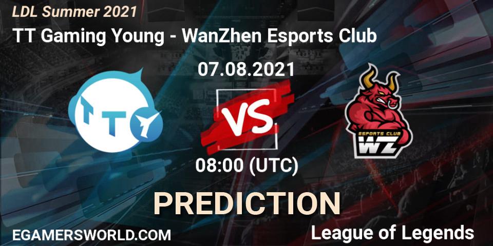 TT Gaming Young - WanZhen Esports Club: прогноз. 07.08.2021 at 08:55, LoL, LDL Summer 2021
