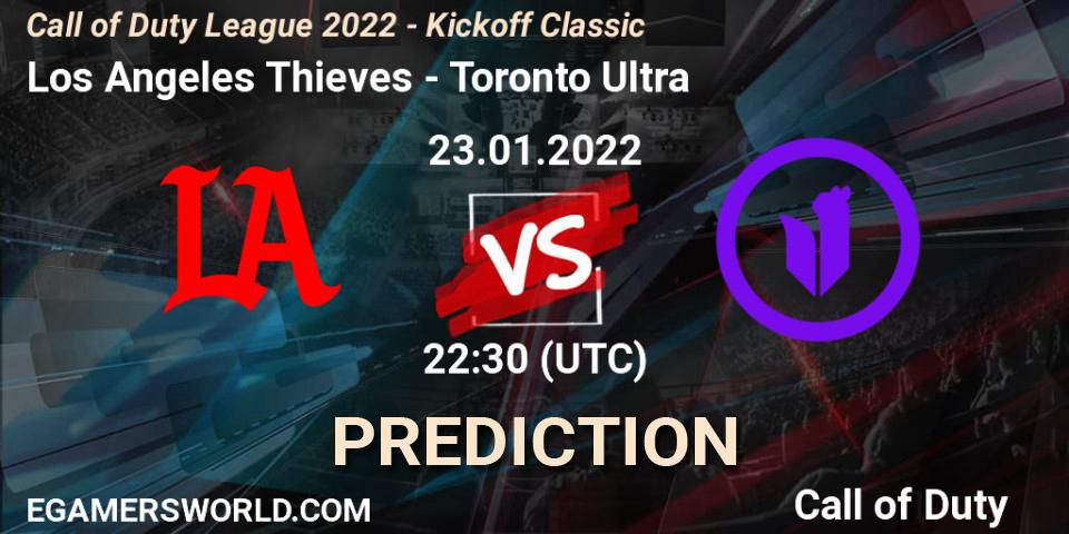 Los Angeles Thieves - Toronto Ultra: прогноз. 23.01.22, Call of Duty, Call of Duty League 2022 - Kickoff Classic