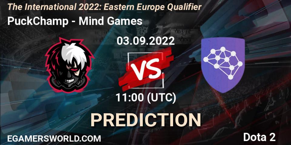 PuckChamp - Mind Games: прогноз. 03.09.22, Dota 2, The International 2022: Eastern Europe Qualifier