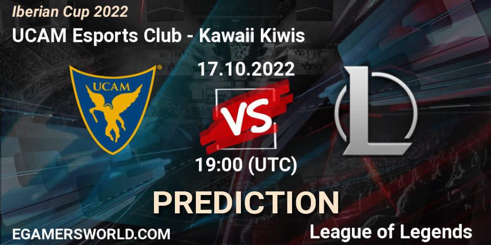 UCAM Esports Club - Kawaii Kiwis: прогноз. 17.10.2022 at 18:00, LoL, Iberian Cup 2022