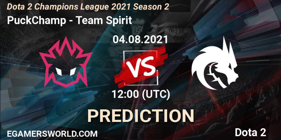 PuckChamp - Team Spirit: прогноз. 04.08.2021 at 12:29, Dota 2, Dota 2 Champions League 2021 Season 2