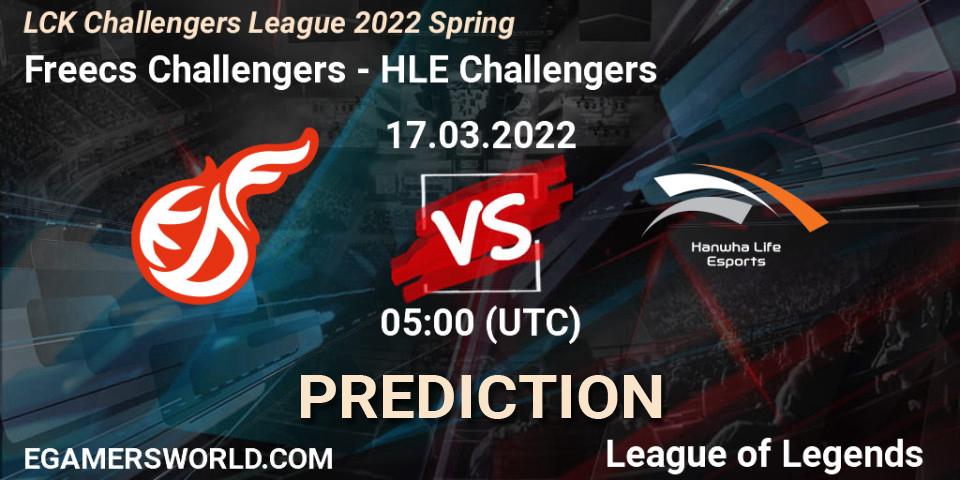 Freecs Challengers - HLE Challengers: прогноз. 17.03.2022 at 05:00, LoL, LCK Challengers League 2022 Spring