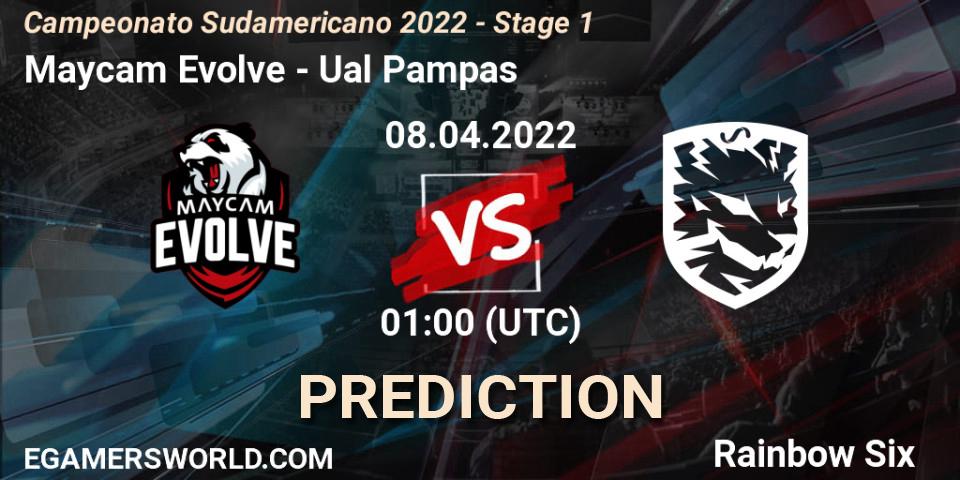 Maycam Evolve - Ualá Pampas: прогноз. 08.04.2022 at 00:20, Rainbow Six, Campeonato Sudamericano 2022 - Stage 1