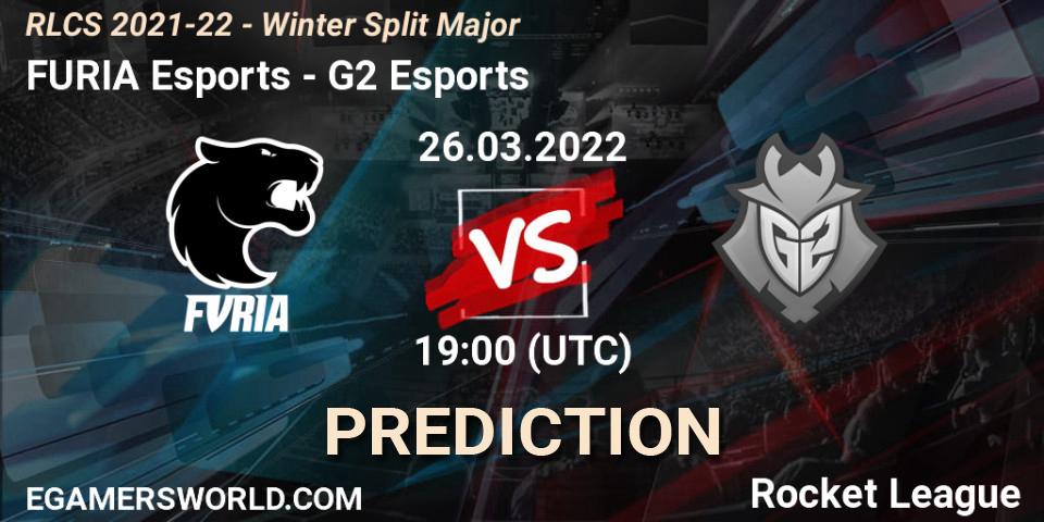 FURIA Esports - G2 Esports: прогноз. 26.03.2022 at 19:00, Rocket League, RLCS 2021-22 - Winter Split Major