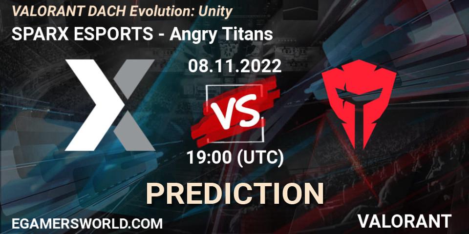 SPARX ESPORTS - Angry Titans: прогноз. 08.11.2022 at 21:00, VALORANT, VALORANT DACH Evolution: Unity