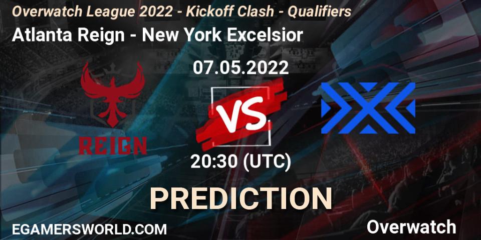 Atlanta Reign - New York Excelsior: прогноз. 07.05.2022 at 20:30, Overwatch, Overwatch League 2022 - Kickoff Clash - Qualifiers
