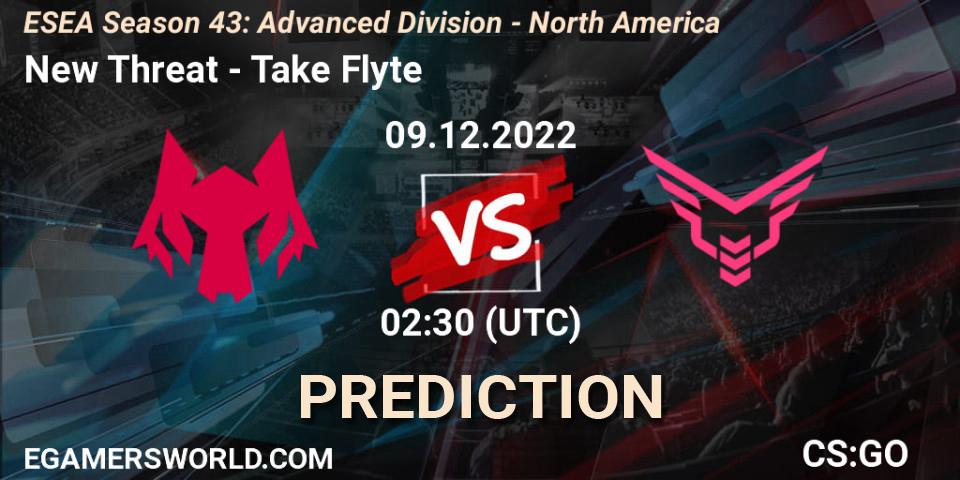 New Threat - Take Flyte: прогноз. 09.12.2022 at 03:00, Counter-Strike (CS2), ESEA Season 43: Advanced Division - North America