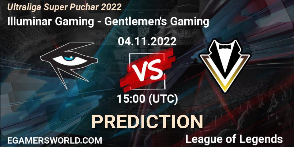 Illuminar Gaming - Gentlemen's Gaming: прогноз. 04.11.2022 at 16:00, LoL, Ultraliga Super Puchar 2022