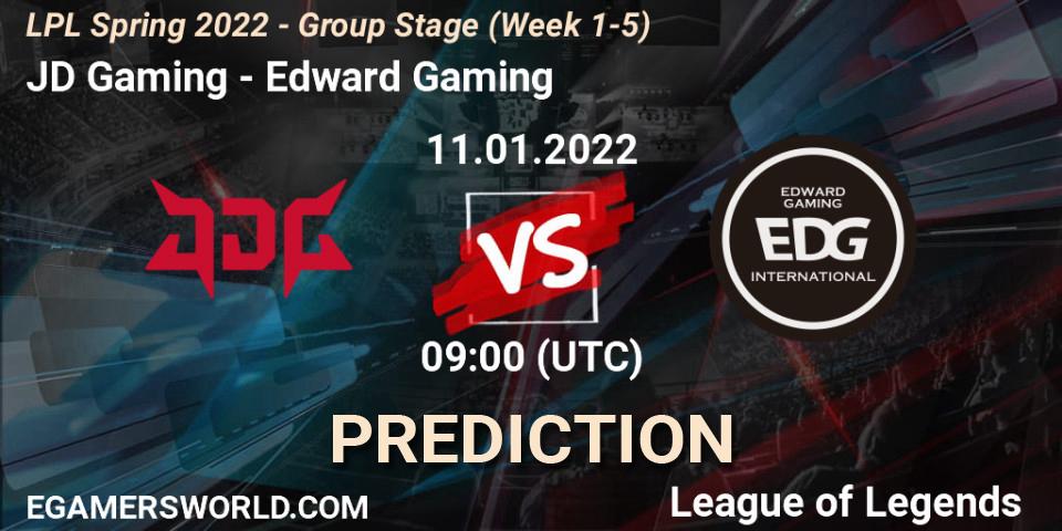 JD Gaming - Edward Gaming: прогноз. 11.01.2022 at 09:00, LoL, LPL Spring 2022 - Group Stage (Week 1-5)
