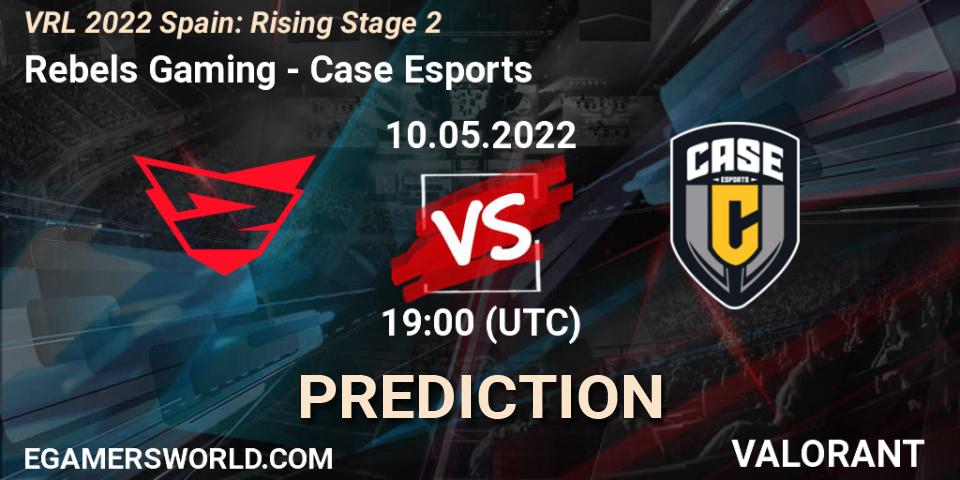 Rebels Gaming - Case Esports: прогноз. 10.05.2022 at 20:10, VALORANT, VRL 2022 Spain: Rising Stage 2