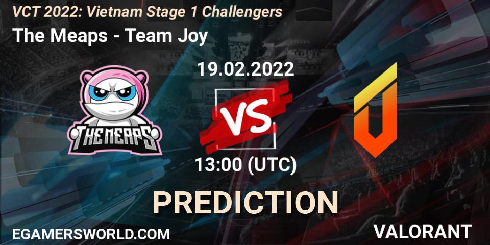 The Meaps - Team Joy: прогноз. 19.02.2022 at 13:00, VALORANT, VCT 2022: Vietnam Stage 1 Challengers