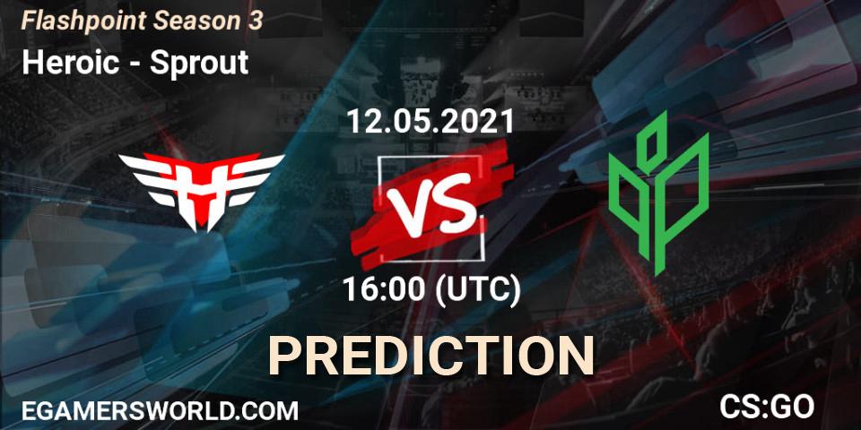Heroic - Sprout: прогноз. 12.05.2021 at 16:05, Counter-Strike (CS2), Flashpoint Season 3