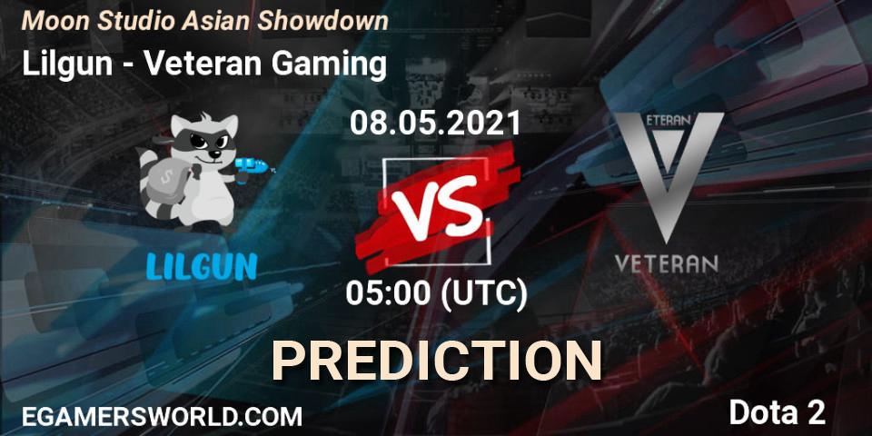 Lilgun - Veteran Gaming: прогноз. 08.05.2021 at 05:12, Dota 2, Moon Studio Asian Showdown