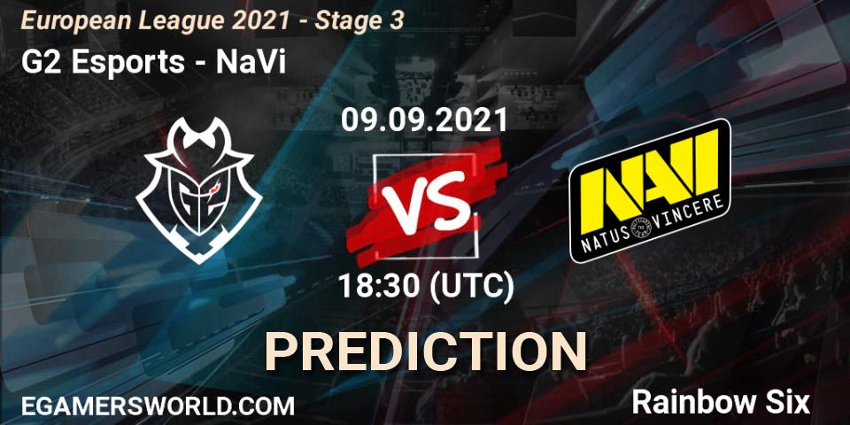G2 Esports - NaVi: прогноз. 09.09.21, Rainbow Six, European League 2021 - Stage 3