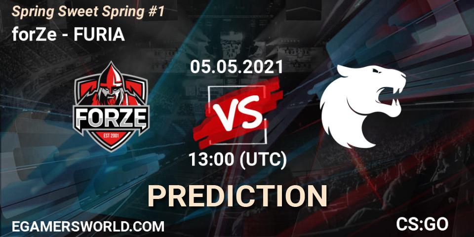 forZe - FURIA: прогноз. 05.05.2021 at 13:00, Counter-Strike (CS2), Spring Sweet Spring #1