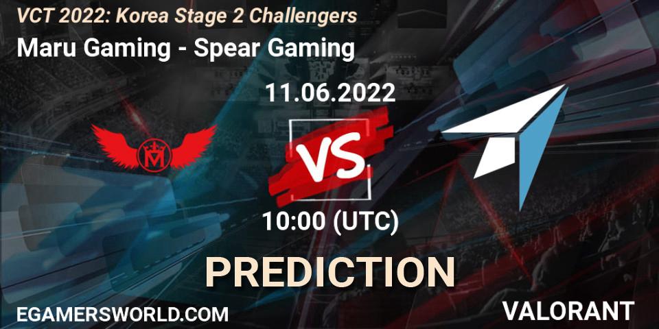 Maru Gaming - Spear Gaming: прогноз. 11.06.2022 at 10:30, VALORANT, VCT 2022: Korea Stage 2 Challengers