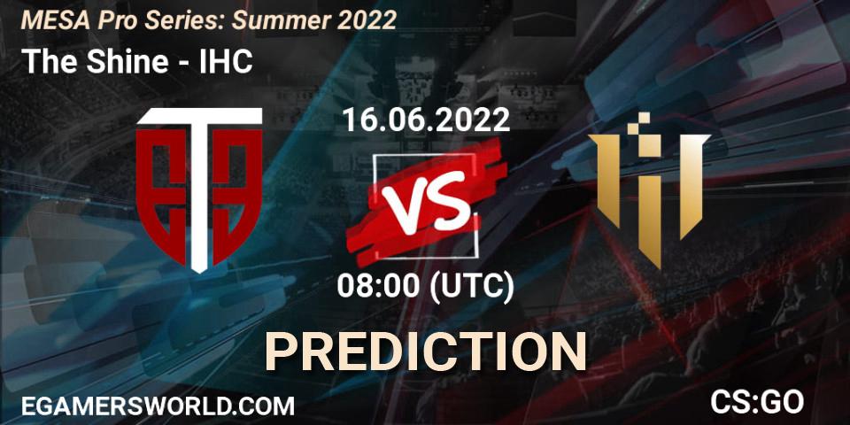 Aravt - IHC: прогноз. 16.06.2022 at 08:00, Counter-Strike (CS2), MESA Pro Series: Summer 2022