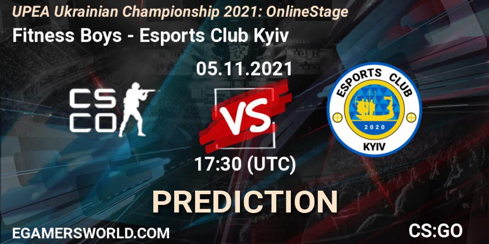 Fitness Boys - Esports Club Kyiv: прогноз. 05.11.2021 at 17:30, Counter-Strike (CS2), UPEA Ukrainian Championship 2021: Online Stage