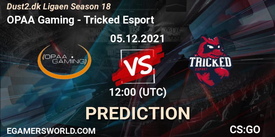 OPAA Gaming - Tricked Esport: прогноз. 05.12.21, CS2 (CS:GO), Dust2.dk Ligaen Season 18