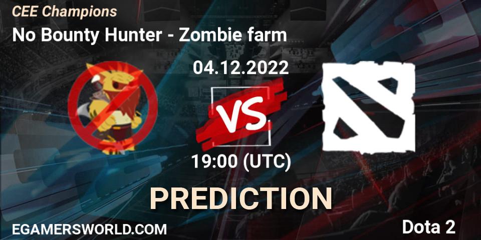 No Bounty Hunter - Zombie farm: прогноз. 04.12.22, Dota 2, CEE Champions