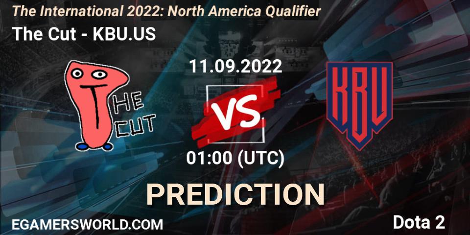 The Cut - KBU.US: прогноз. 11.09.2022 at 01:20, Dota 2, The International 2022: North America Qualifier
