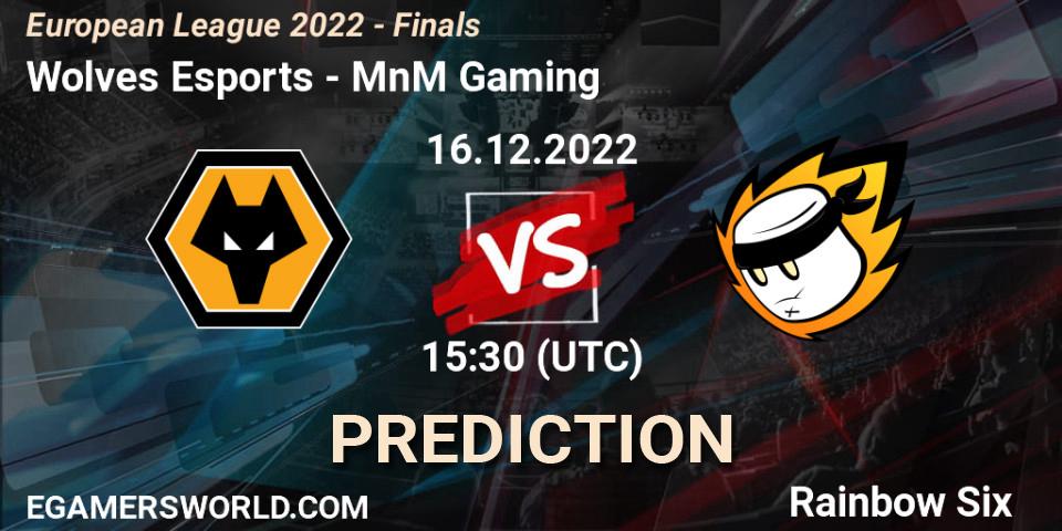 Wolves Esports - MnM Gaming: прогноз. 16.12.22, Rainbow Six, European League 2022 - Finals