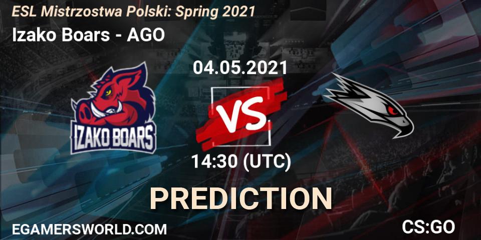 Izako Boars - AGO: прогноз. 04.05.2021 at 14:30, Counter-Strike (CS2), ESL Mistrzostwa Polski: Spring 2021
