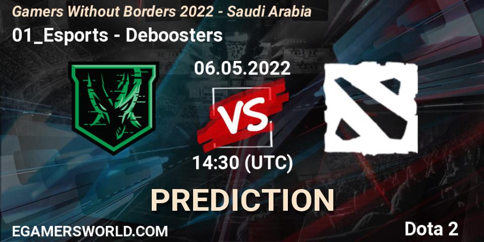 01_Esports - Deboosters: прогноз. 06.05.2022 at 15:30, Dota 2, Gamers Without Borders 2022 - Saudi Arabia