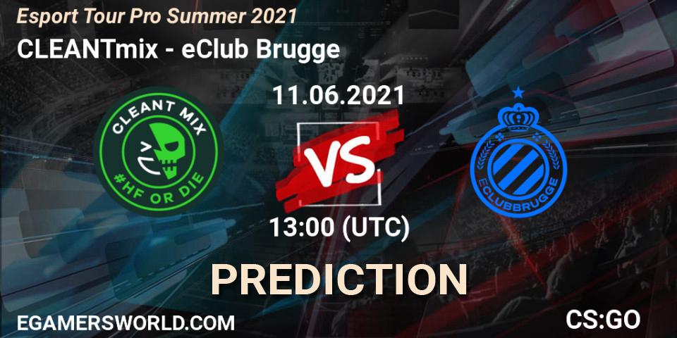 CLEANTmix - Club Brugge: прогноз. 11.06.2021 at 13:00, Counter-Strike (CS2), Esport Tour Pro Summer 2021