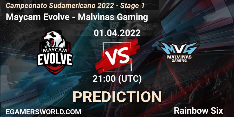 Maycam Evolve - Malvinas Gaming: прогноз. 01.04.2022 at 23:00, Rainbow Six, Campeonato Sudamericano 2022 - Stage 1