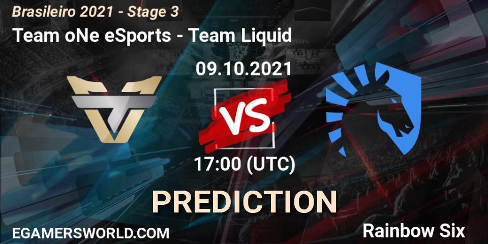 Team oNe eSports - Team Liquid: прогноз. 09.10.2021 at 17:00, Rainbow Six, Brasileirão 2021 - Stage 3